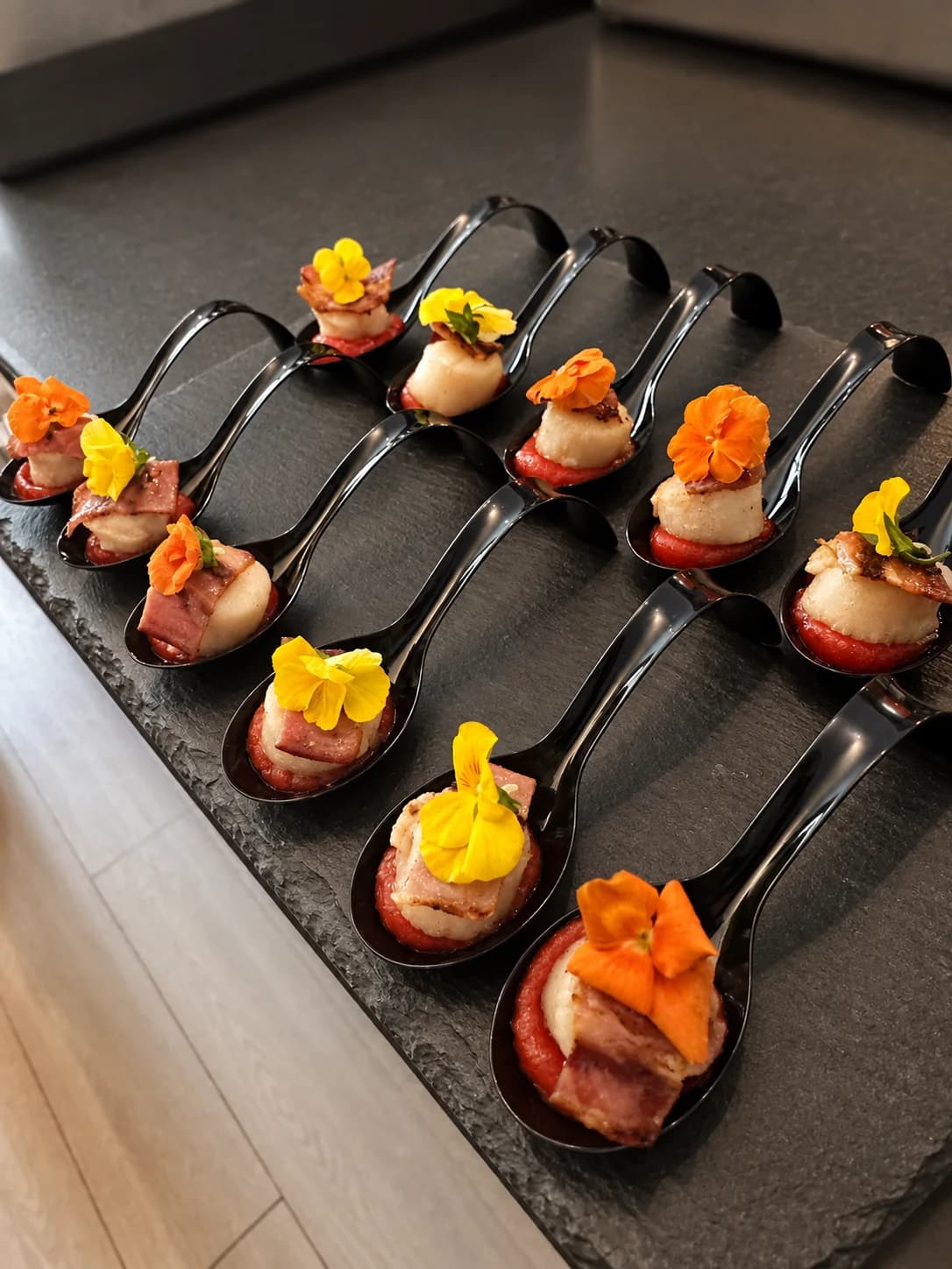 Bouchées fleuries